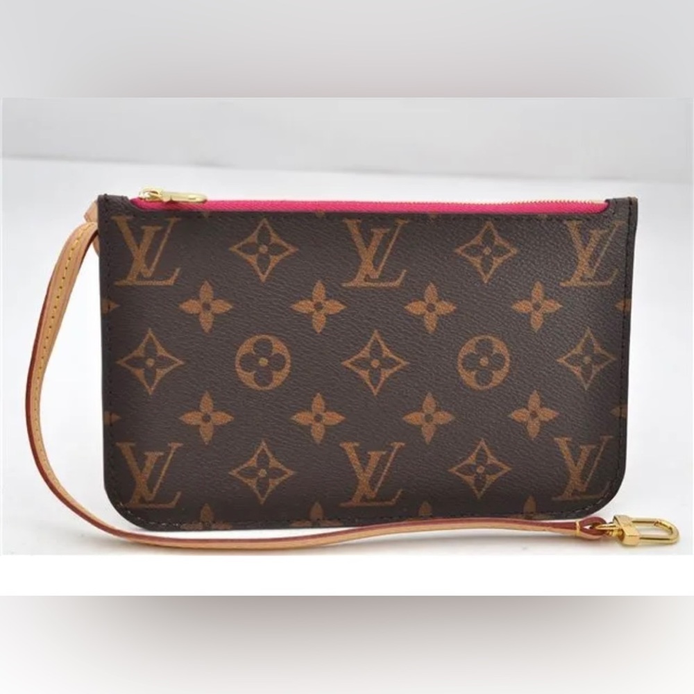 Authentic Louis Vuitton NEW Neverfull PM monogram pink lining offers considered.
